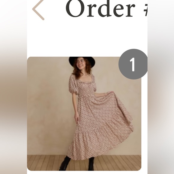 Rylee Cru Tenley dress “red rose” small - Picture 7 of 7